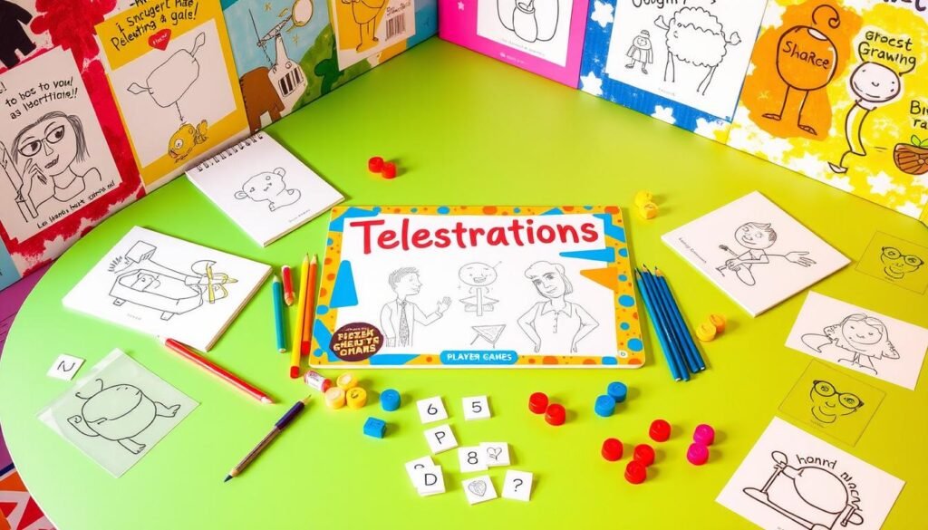 telestrations jogo de tabuleiro